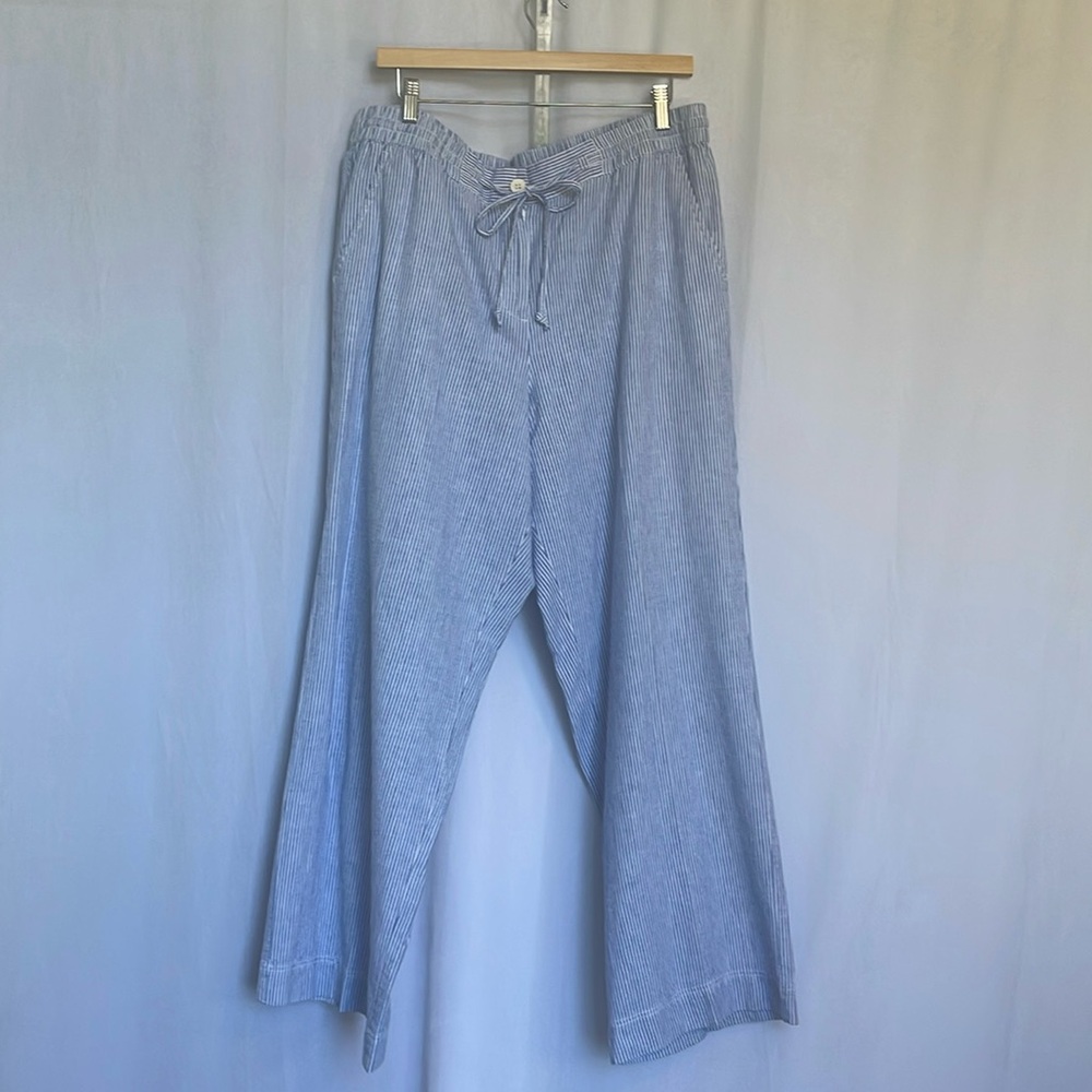 Talbots Blue Wide Leg Pants